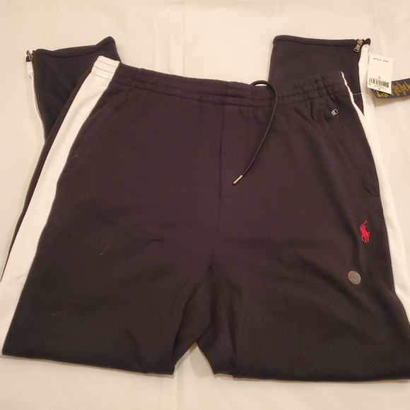 NWT Polo Ralph Lauren replen core black white active jogger pants men's L - Picture 4 of 16